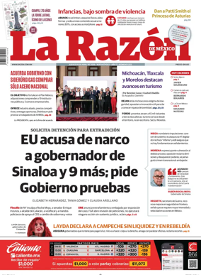 Cover of La Razon de Mexico