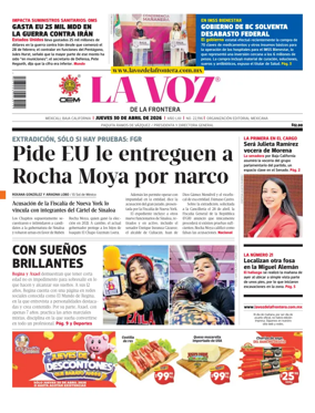 Cover of La Voz de la Frontera
