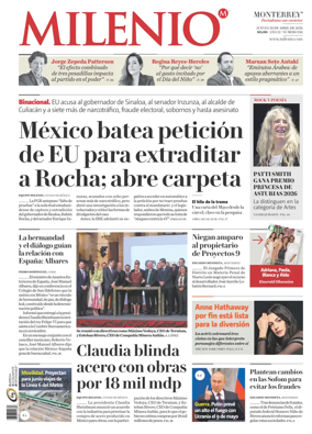 Cover of Milenio Monterrey