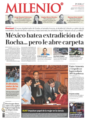 Cover of Milenio Puebla