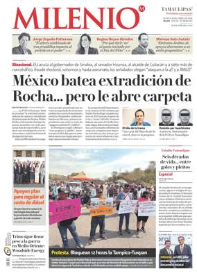 Cover of Milenio Tamaulipas