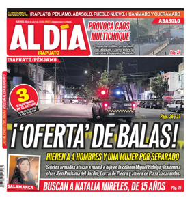 Cover of Periodico Al Dia (Irapuato)
