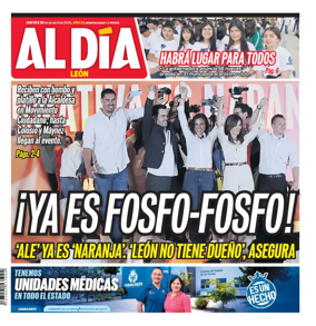 Cover of Periodico Al Dia (Leon)