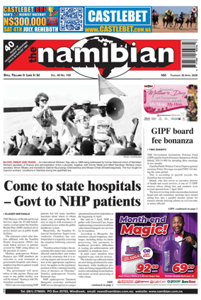 Cover of The Namibian
