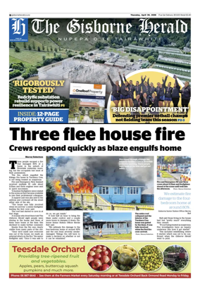 Cover of The Gisborne Herald