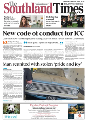 Cover of The Southland Times