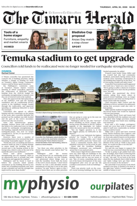 Cover of The Timaru Herald