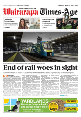 Cover of Wairarapa Times-Age (NZ)