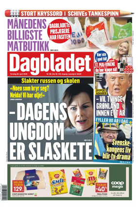 Cover of Dagbladet