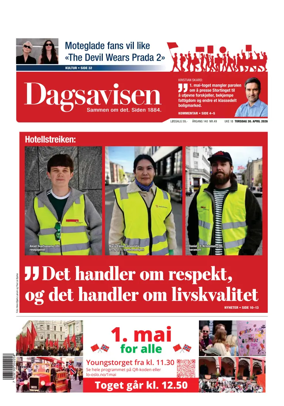 Cover of Dagsavisen