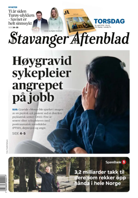 Cover of Stavanger Aftenblad