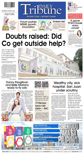 Cover of Daily Tribune (Philippines)