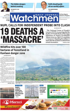 Cover of Watchmen Daily Journal