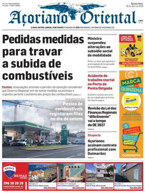 Cover of Acoriano Oriental