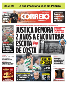 Cover of Correio da Manha