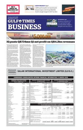 Cover of Gulf Times Business