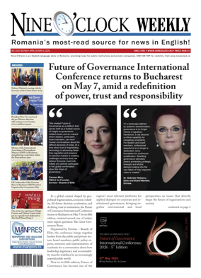 Cover of Nine o clock Weekly (Romania)