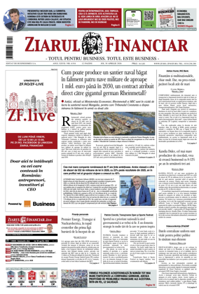 Cover of Ziarul Financiar