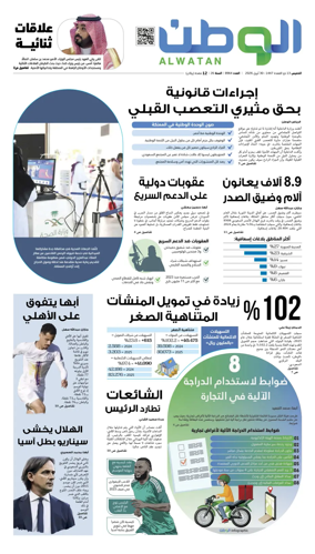Cover of Al-Watan (Saudi)
