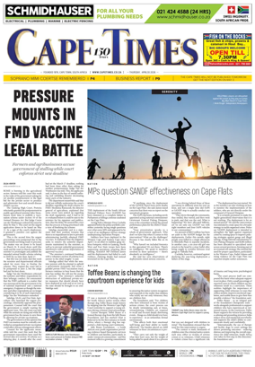 Cover of Cape Times