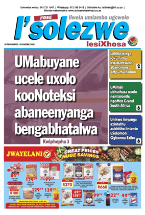 Cover of Isolezwe lesiXhosa