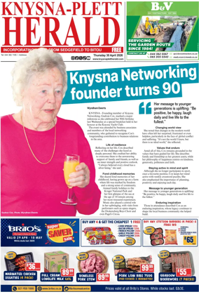 Cover of Knysna-Plett Herald