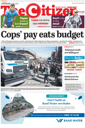 Cover of The Citizen (Gauteng)
