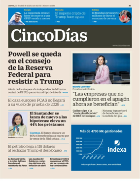 Cover of Cinco Dias