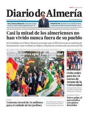 Cover of Diario de Almeria