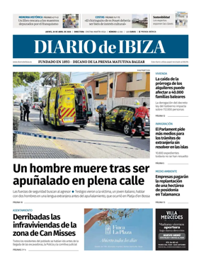 Cover of Diario de Ibiza
