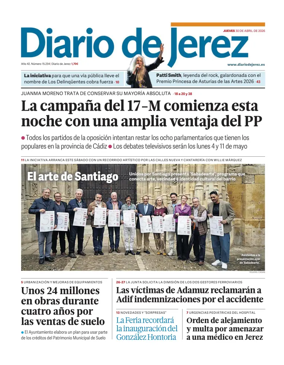 Cover of Diario de Jerez