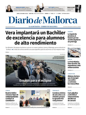 Cover of Diario de Mallorca