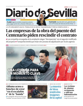 Cover of Diario de Sevilla
