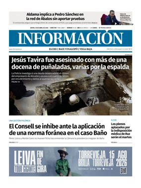 Cover of Diario Informacion (Elche y Vega Baja)