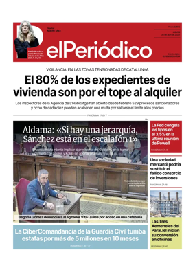 Cover of El Periodico - Castellano