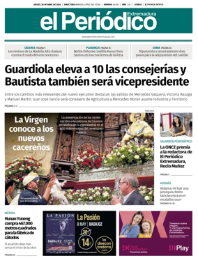 Cover of El Periodico Extremadura