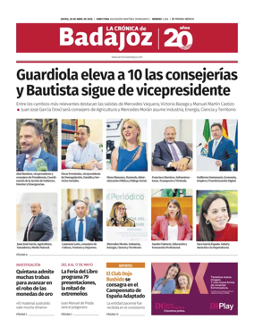 Cover of La Cronica de Badajoz BE