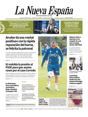 Cover of La Nueva Espana (Occidente)