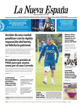 Cover of La Nueva Espana (Oviedo)