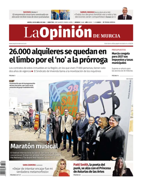Cover of La Opinion de Murcia