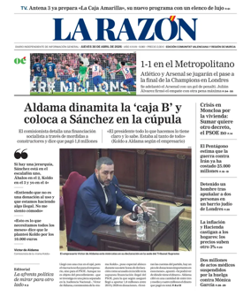 Cover of La Razon (Levante)