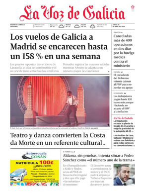 Cover of La Voz de Galicia (Carballo)