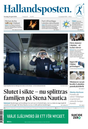 Cover of Hallandsposten