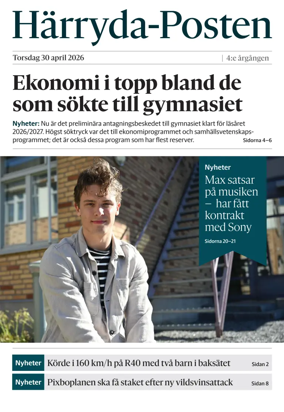 Cover of Harryda-Posten