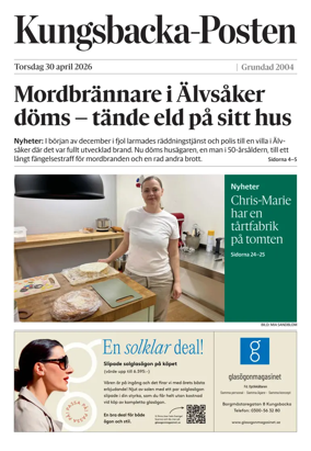 Cover of Kungsbacka-Posten