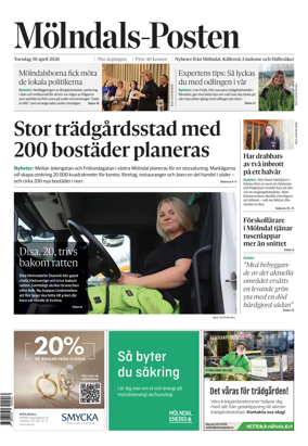 Cover of Molndals-Posten