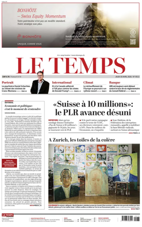 Cover of Le Temps