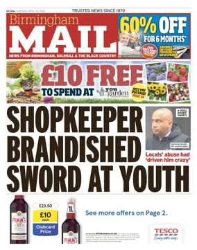 Cover of Birmingham Mail