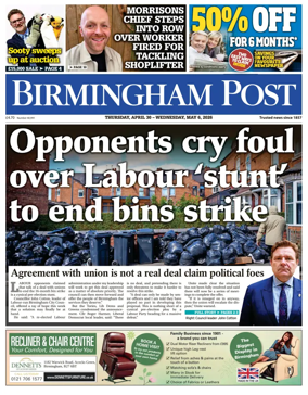 Cover of Birmingham Post