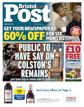 Cover of Bristol Post